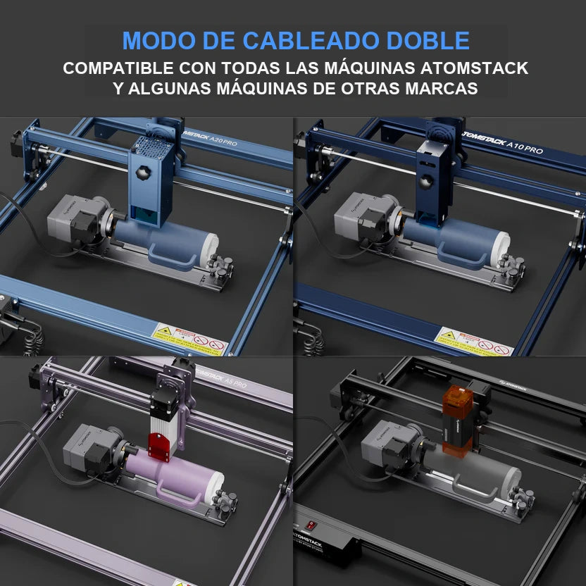 Kit de rodillo rotatorio AtomStack R8 Pro