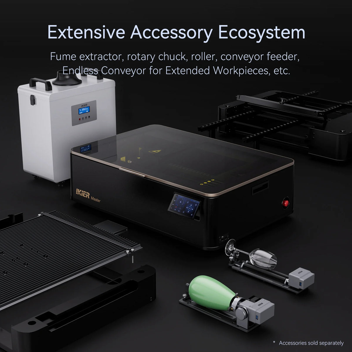 Cortadora láser de CO₂ iKier Master de 50 W