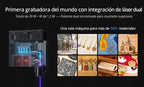 Grabadora AtomStack Kraft de doble láser diodo de 20 W + IR de 1,2 W