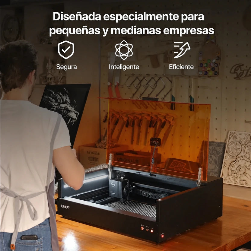 Grabadora láser de diodo AtomStack Kraft Lite de 40 W