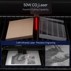 Cortadora láser de CO₂ iKier Master de 50 W