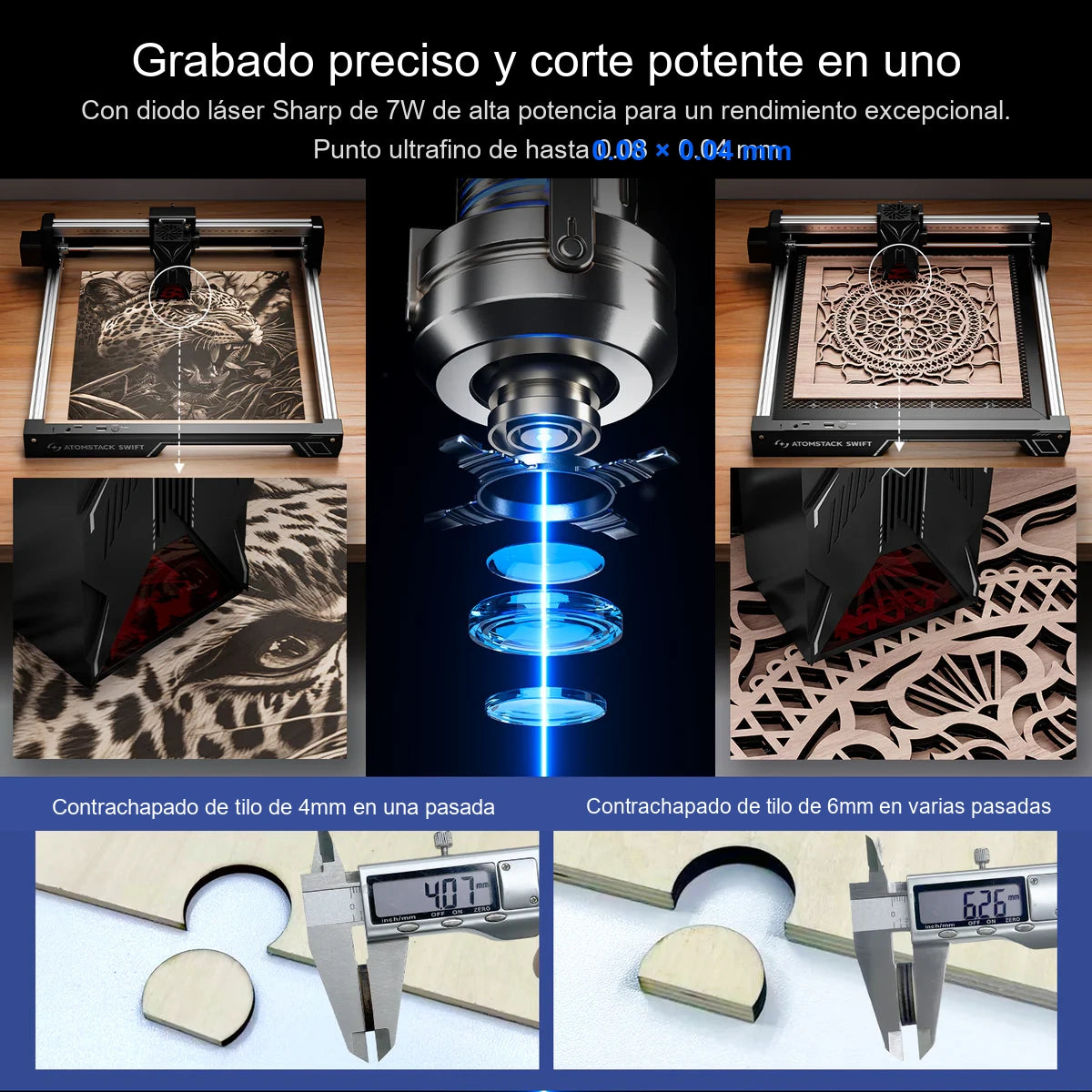 Grabadora láser AtomStack Swift
