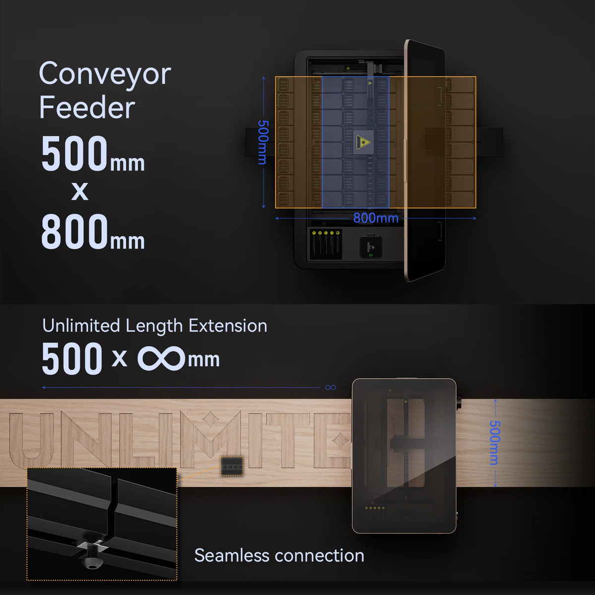 Cortadora láser de CO₂ iKier Master de 50 W