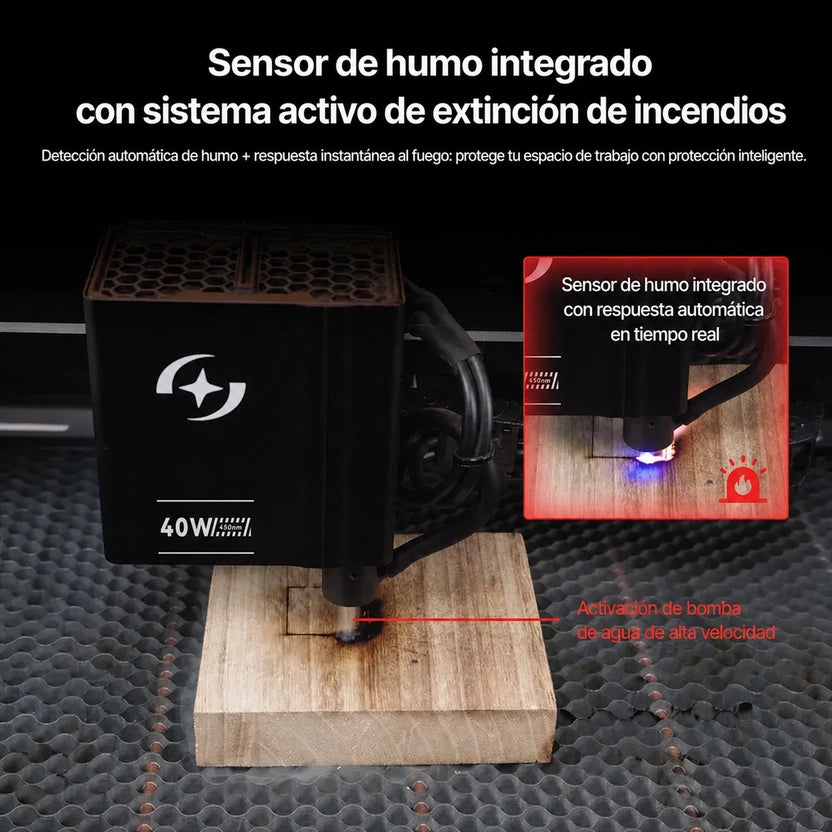 Grabadora láser de diodo AtomStack Kraft Lite de 40 W