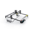 AtomStack F30 air assist set installed with an open-frame laser engraver