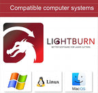 Lightburn Software - Clave de licencia Gcode, compatible con la mayoría de máquinas grabadoras láser de diodo del mercado