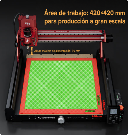 Área de trabajo de AtomStack C4 Pro